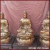 Bộ tượng Tam Thế Phật bằng đồng đỏ kích thước lớn