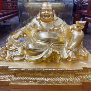 Ý nghĩa tượng Di Lặc bằng đồng dát vàng