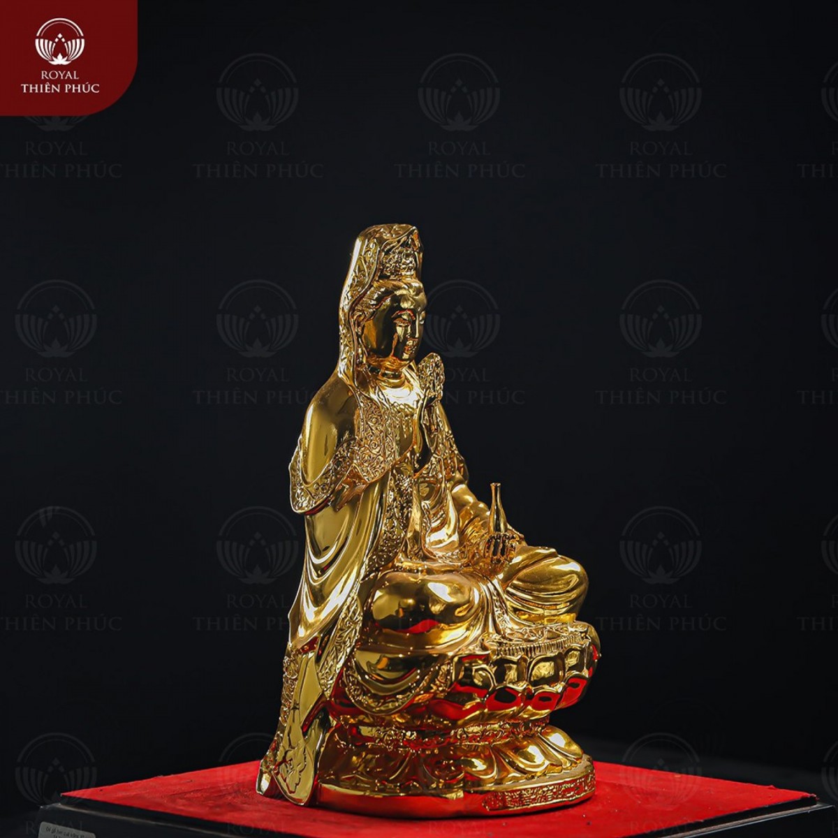 Ý nghĩa tượng Bồ Tát Quan Âm ngồi tòa sen Ý nghĩa tượng Bồ Tát Quan Âm ngồi tòa sen