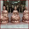 Bộ tượng Tam Thế Phật bằng đồng đỏ