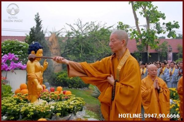 Văn khấn nghi thức tắm Phật 