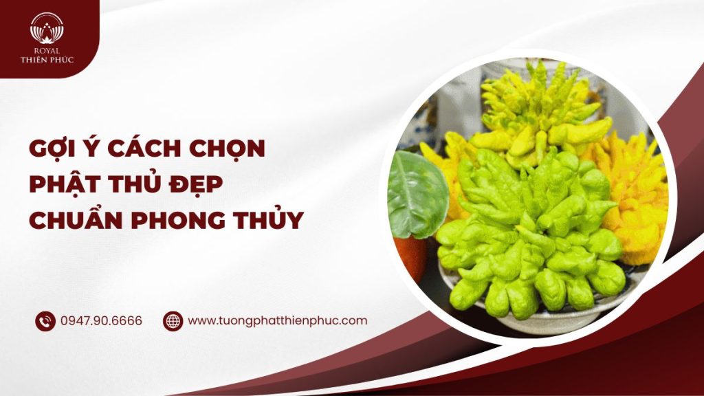Gợi ý cách chọn phật thủ đẹp chuẩn phong thủy